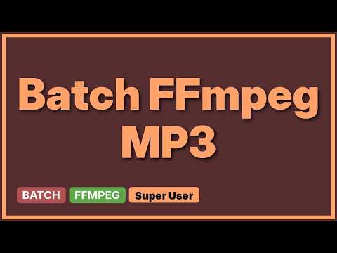 Creating a drag and drop batch file to split an MP3 using ffmpeg (2 Solutions!!)
