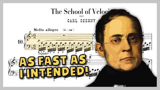 Alberti Bass on steroids! (Op. 299, No. 10, from The School of Velocity, AT TEMPO)