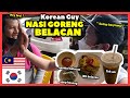 25 Korean guy NASI GORENG BELACAN + SOUP KOSONG + TEH AIS PERFECT SET MUKBANG 제시 나시고렝 벨라찬 + 완벽조합 먹방