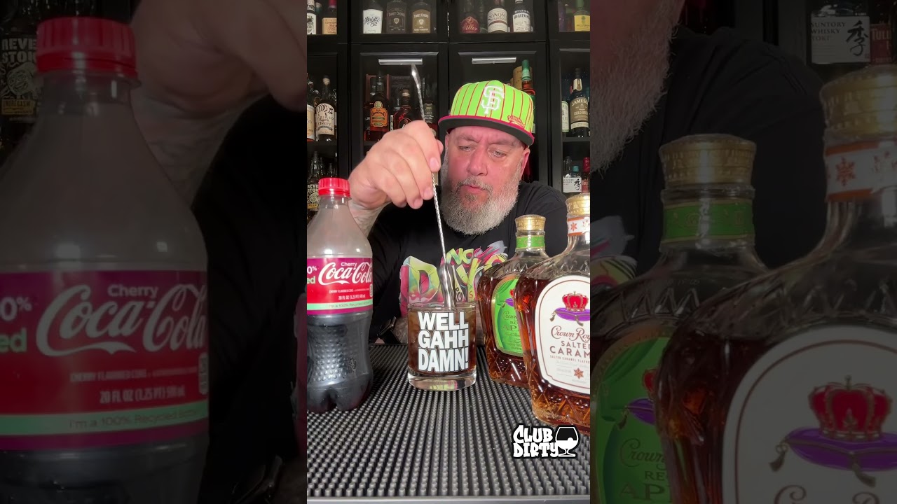 Crown Royal Salted Caramel x Crown Royal Regal Apple x Coke Cherry!