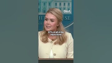 Karoline Leavitt gets fact-checked during White House press briefing