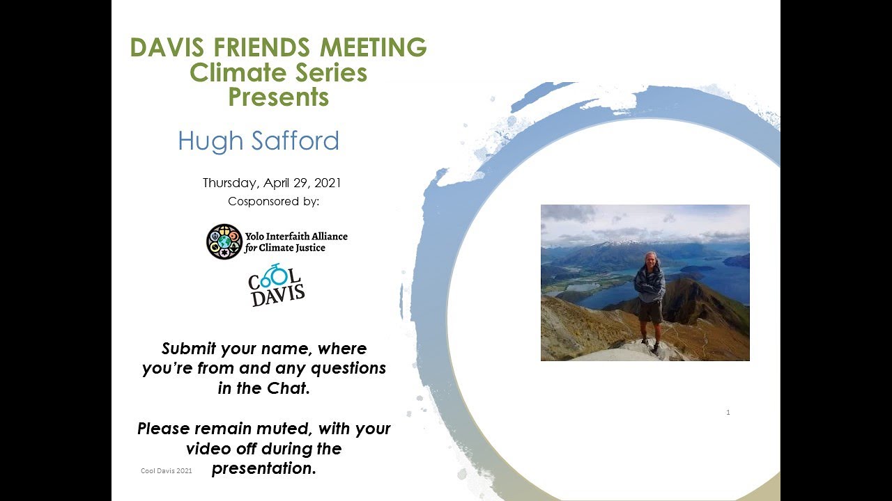Hugh Safford speaks on Fire Ecology in CA