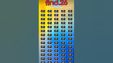 Find 👉 26 odd number puzzle 🧩 iq test 🧠 math reasoning puzzle 🧩 #mathematicspuzzles #mathpuzzle