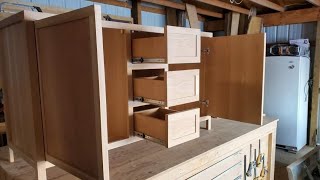 Build a bathroom vanity 60 inch with free plans and cut list