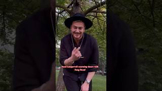 World Famous Saad Lamjarred's morning dance with Song Bezaf#saadlamjarred#arbic#singer#youtubeshorts