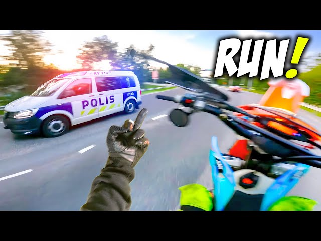 MOTORCYCLE POLICE CHASE | ANGRY u0026 COOL COPS vs BIKERS 2024 class=