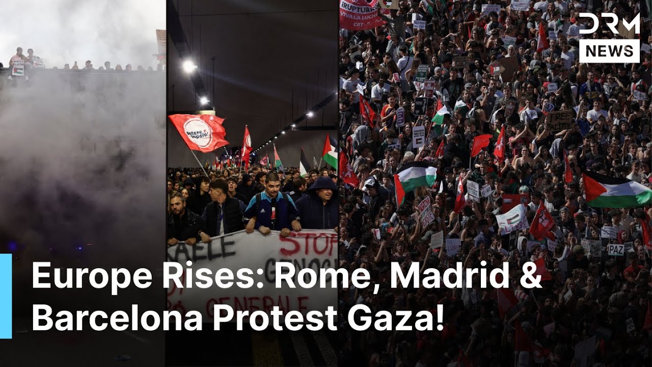 MUST WATCH: Global Pro-Palestinian Protests Erupt Over Gaza Flotilla Interception | DRM News | AC1F