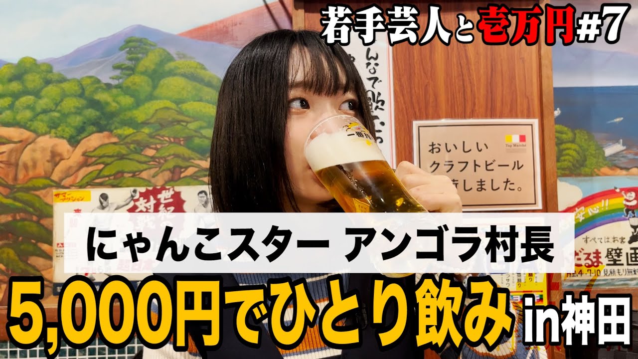 にゃんこスター アンゴラ村長の日常「居酒屋1人飲み」