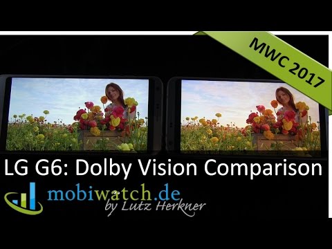 LG G6 With and Without Dolby Vision - Comparison