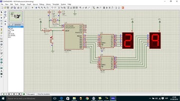 PROTEUS: Contadores automaticos desde 1 digito a 5 digitos