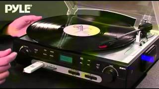 Usb Turntable With Direct-To-Digital Usbsd Card Encoder & Built-In Amfm Radio Conversion