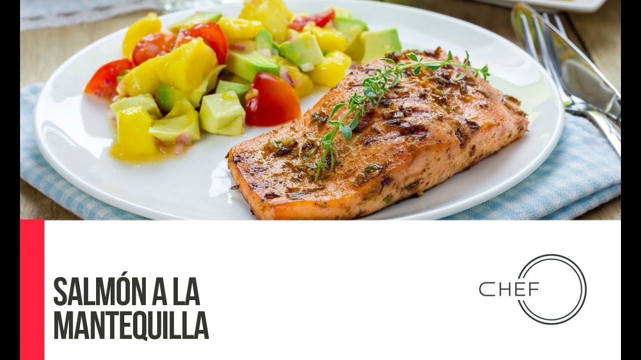 Salmón a la Mantequilla recipe for dinner party for 6