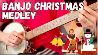 A Banjo Christmas Medley in Double C Tuning (Jingle Bells, Good King Wenceslas, Frosty the Snowman)