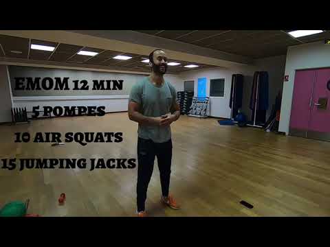 CIRCUIT TRAINING EMOM 12 min avec Mounir