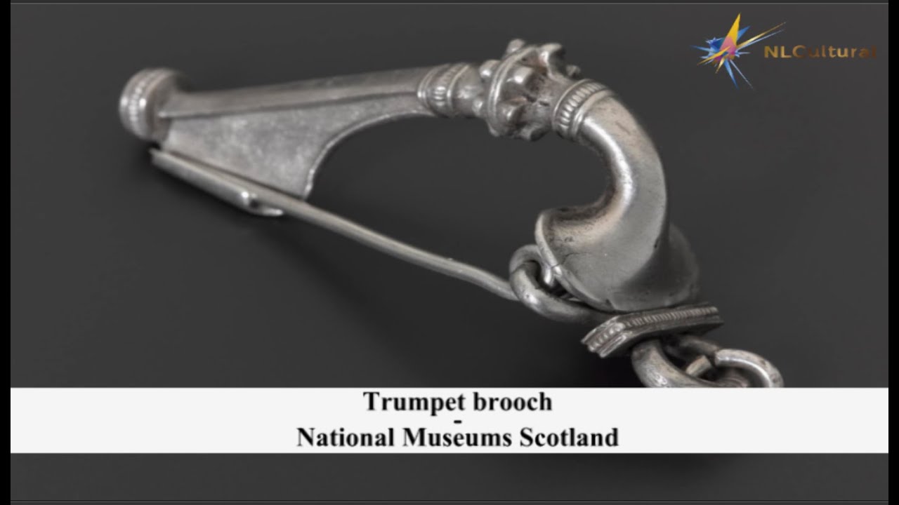 Trumpet brooch at The National Museums Scotland