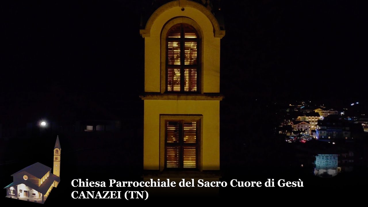 Suonate natalizie - Campane della Chiesa del Sacro Cuore di Gesù a Canazei(TN)