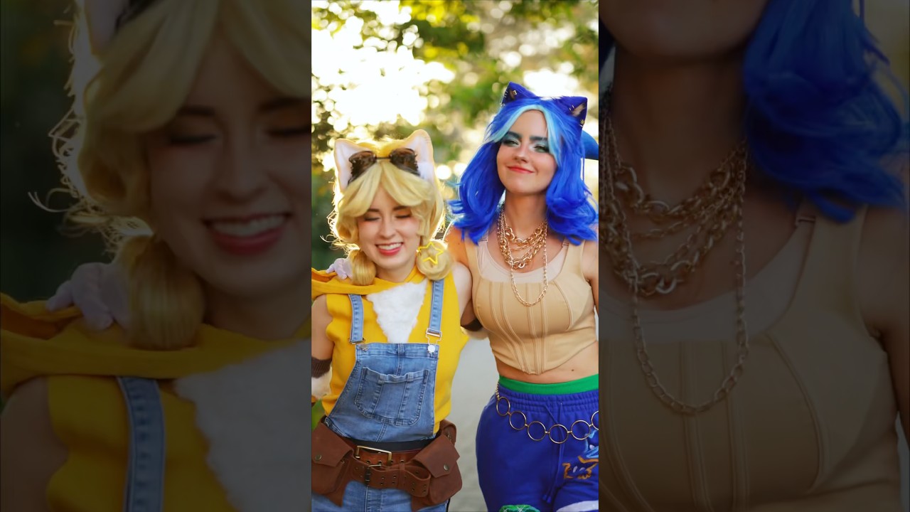 The speed and the brains = inseparable friendship 💙🤝💛 Sonic and Tails cosplay with @halcybella ⚡️