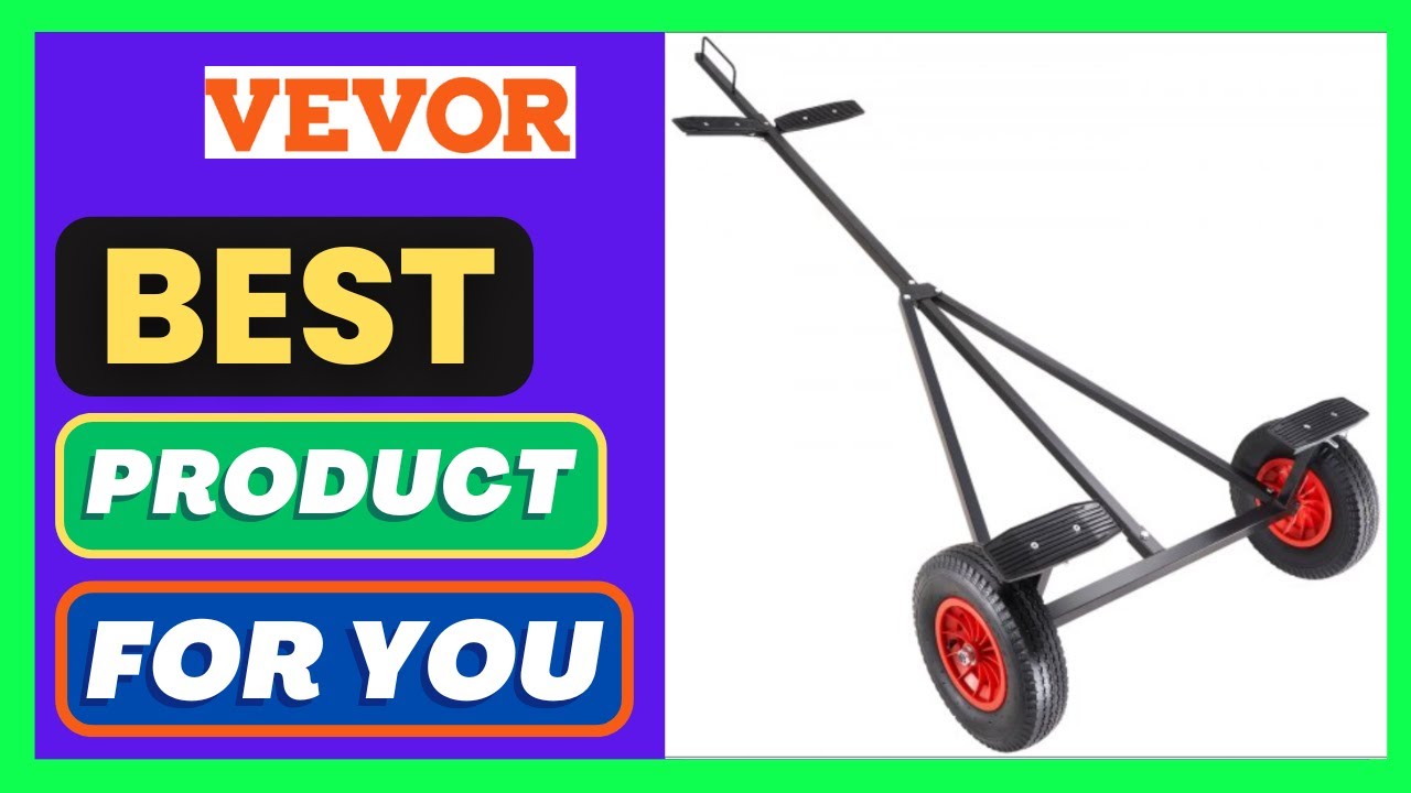 VEVOR Boat Trailer Dolly, 420lbs Load Capacity, Carbon Steel Trailer Mover with 96''-