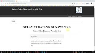 Sistem Pakar Metode Forward Chaining & Certainty Factor v1 Diagnosa Penyakit Gigi