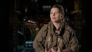 Alien: Covenant: Amy Seimetz Behind the Scenes Movie Interview | ScreenSlam