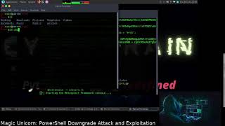 Magic Unicorn PowerShell Downgrade Attack And Exploitation