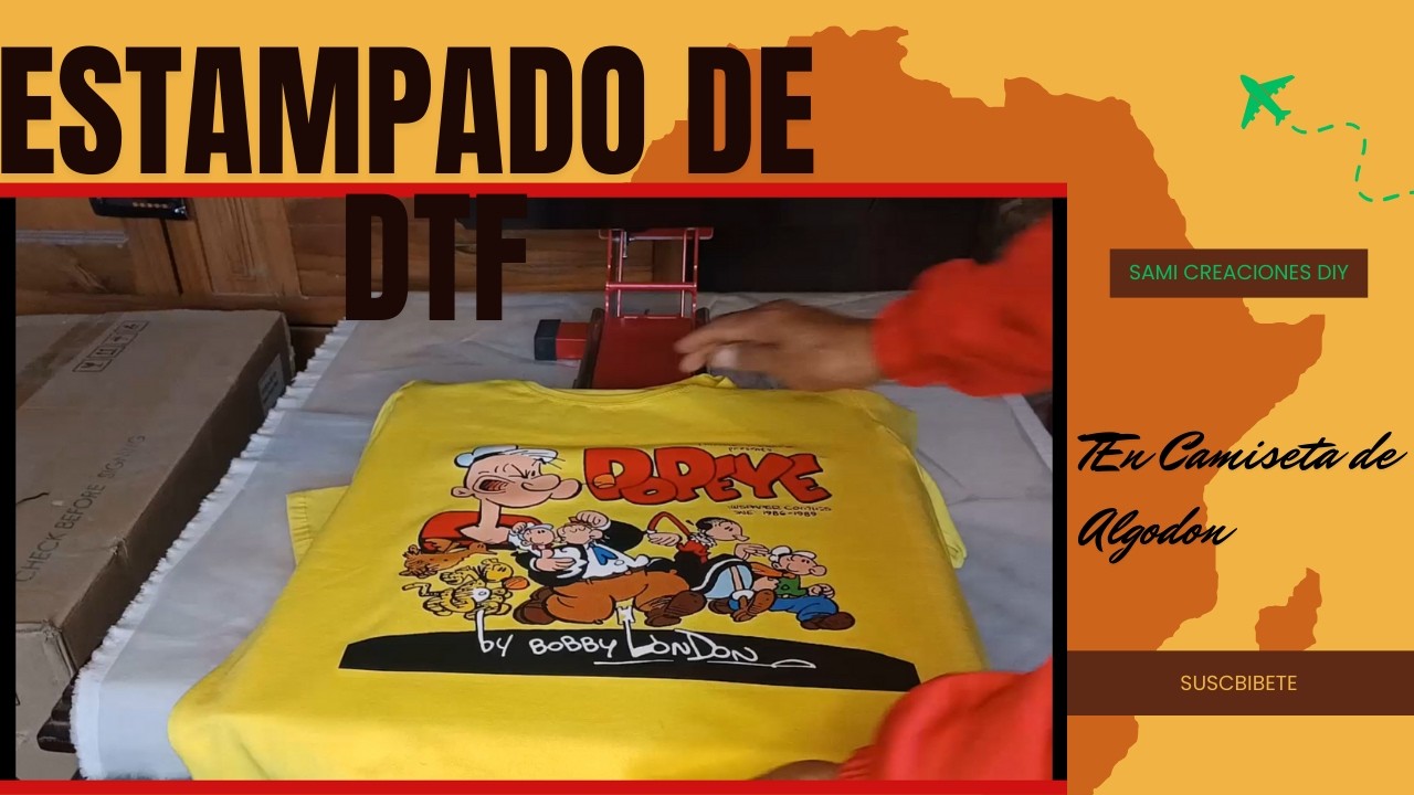Como Estampar DTF en Camiseta de Algodón