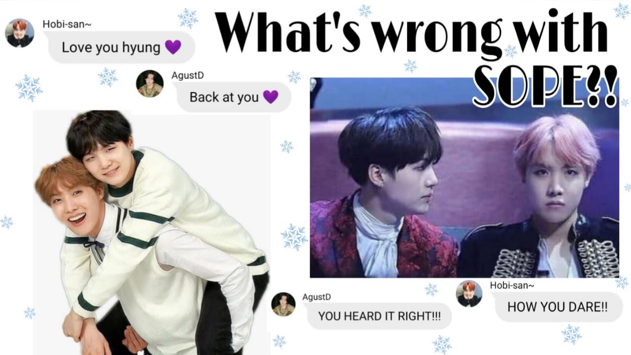 BTS Texts | What's wrong with SOPE?!