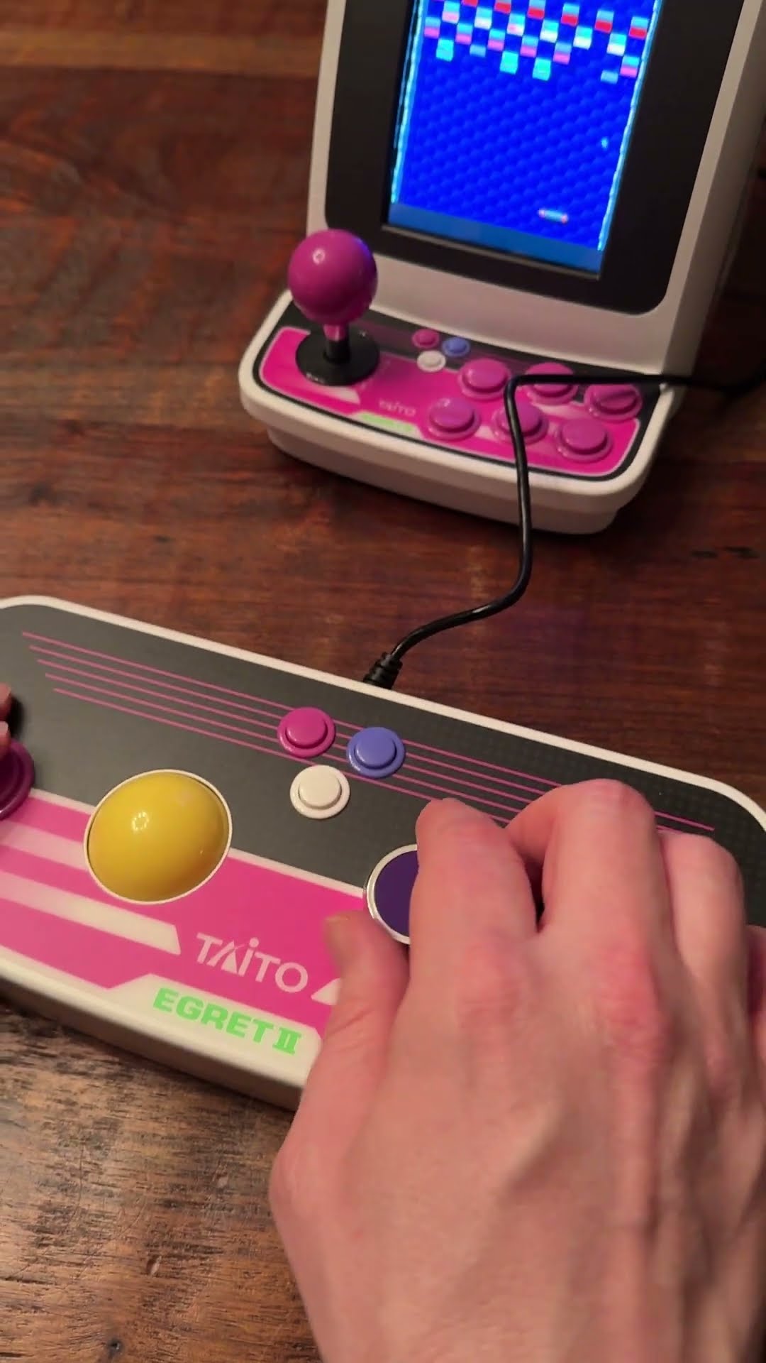 It's ARKANOID on the TAITO EGRET II!! Win Win Win