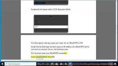 Set up HeadVPN L2TP/IPsec on iPad