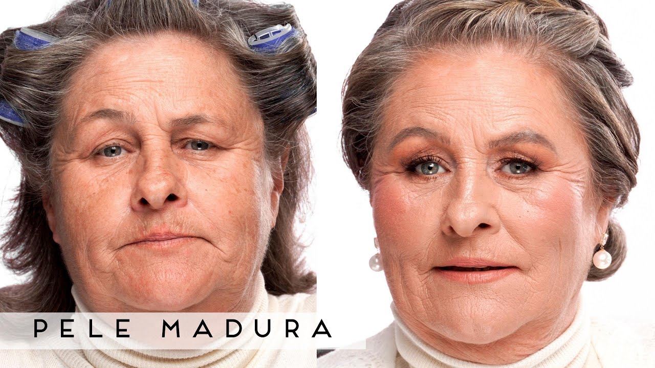 [TUTORIAL SIMPLES] Maquiagem em pele madura com rugas e pálpebra caída