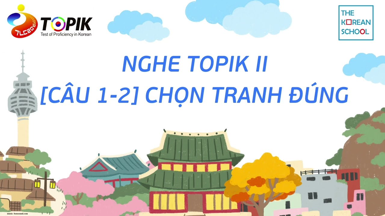 [NGHE TOPIK] 100 CÂU [1-2] CHỌN TRANH THEO TÌNH HUỐNG - BẢN 2026