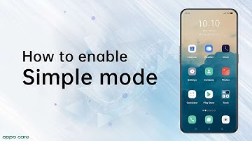 How To enable Simple Mode - OPPO Care