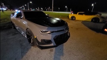 Camaro SS 1LE Manual FBO E85 vs 10 Speed Mustang GT E85 No Mufflers