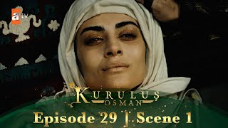 Kurulus Osman Urdu | Season 3 Episode 29 Scene 1 | Gonca khatoon mar rahi hai