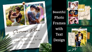 PSD Frame for Wedding Album, Photo Collage & Greeting Card | Free Editable Design Template 2025 screenshot 1