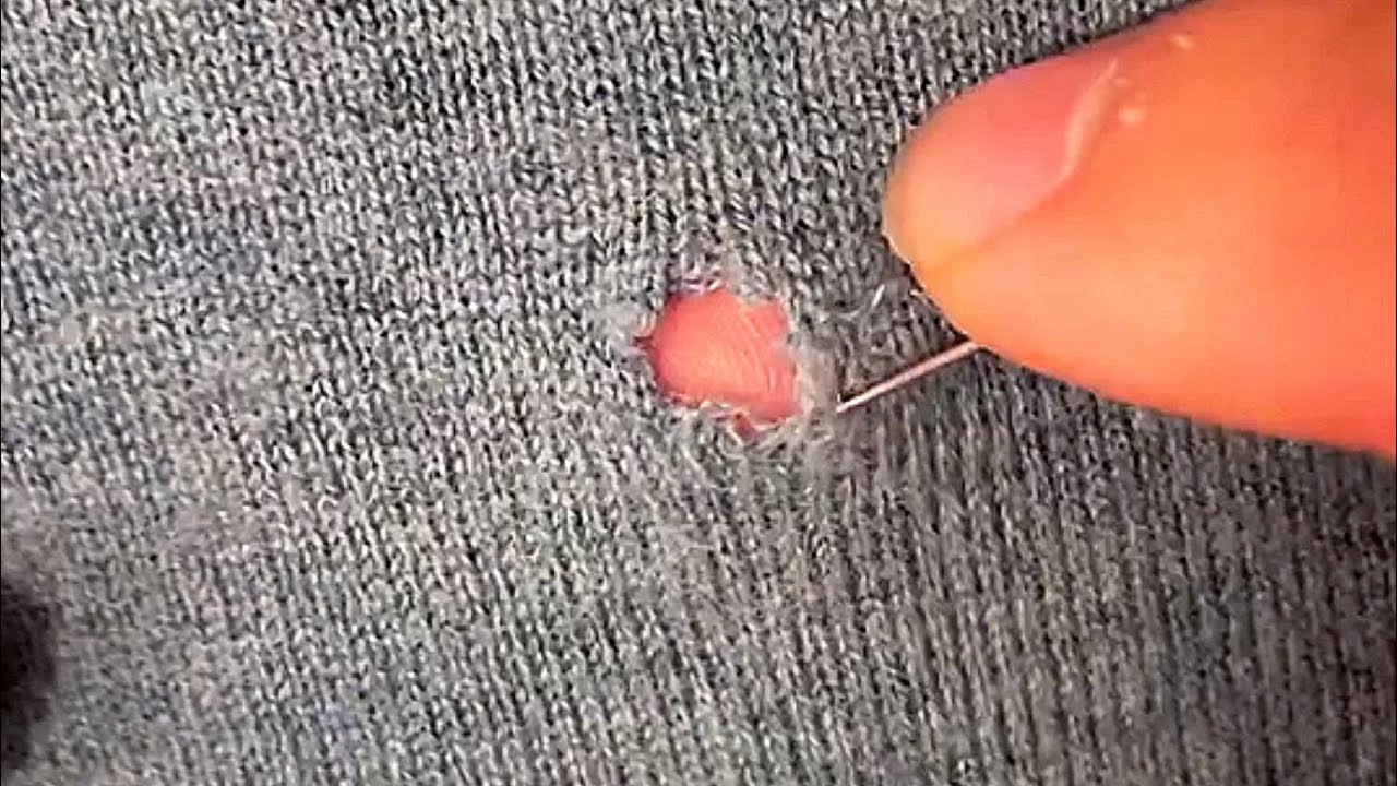 How to Perfectly Repair Holes in Knitted Sweaters Without Leaving any ...