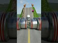 Colourful School Buses vs Hydraulic Crush - BeamNG.Drive