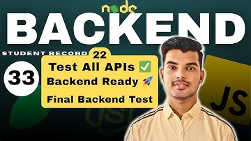 Complete API Testing in Postman | Student Record System | Node.js | Tasin Coder