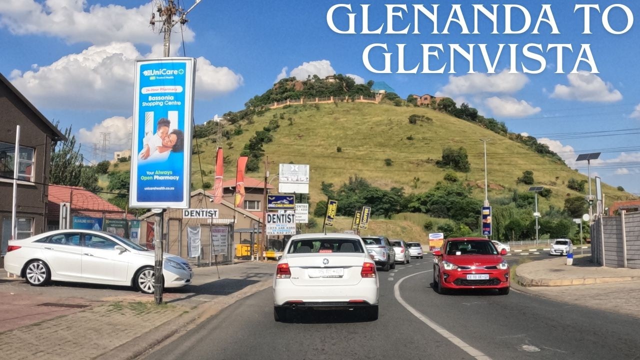 Driving Tour - Glenanda to Glenvista - Johannesburg, South Africa 4K