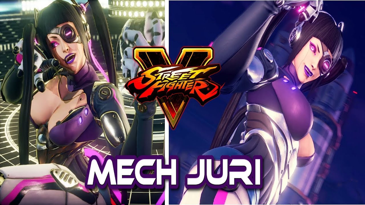 Street Fighter 5 Mech Juri Costume Alternate Youtube