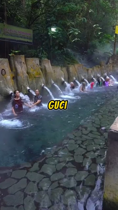 The largest hot spring in Indonesia | Guci Tourism 🇮🇩🔥