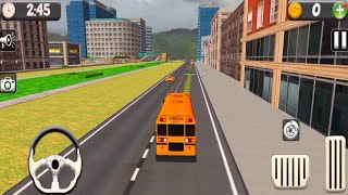 Bus Driving School Bus Game 3D Gameplay Android iOS screenshot 4