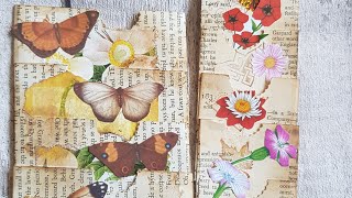 CREATING STACKABLE POCKETS/ Junk Journal Ephemera (Inspired by The Paper Outpost)