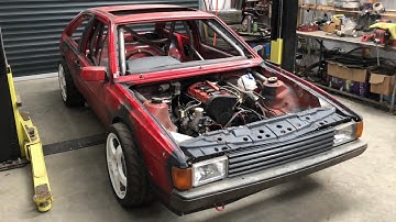 RWD Mk2 Scirocco 1.8T 20v Build 7 -  gearbox tunnel, bulkhead and dashboard