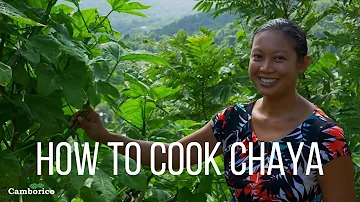 How do you eat chaya?