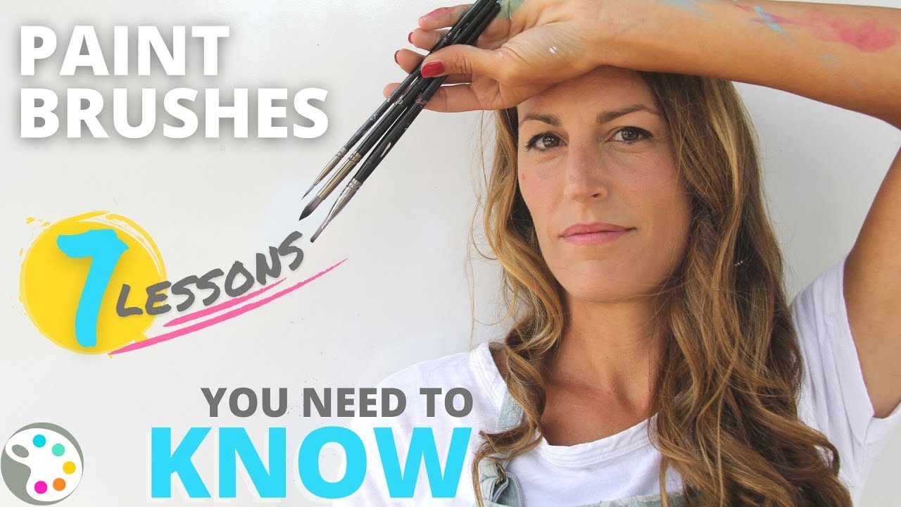 Paint Brushes for Acrylics - What Beginners NEED to Know about Paintbrushes  