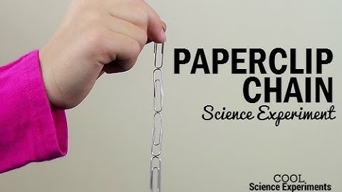 Use a Magnet to Make a Paper Clip Chain