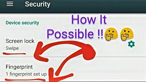 बिना पासवर्ड के फिंगरप्रिंट कैसे सेट करें