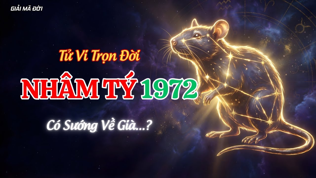 Tử Vi Trọn Đời Nhâm Tý 1972: Hậu Vận An Hay Không? Giải Mã Đời.