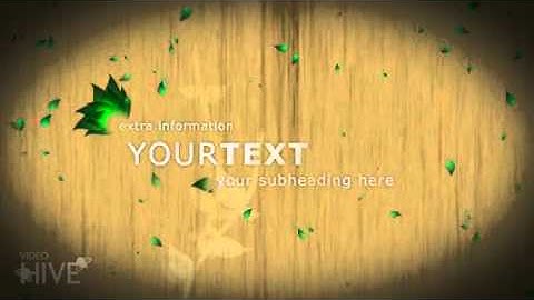 [Ger.Eng-Media] Environmentally Friendly - Free After Effects Projects File